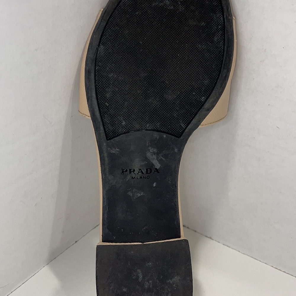 Prada Women's Beige Slide Sandals - Picture 4 of 4